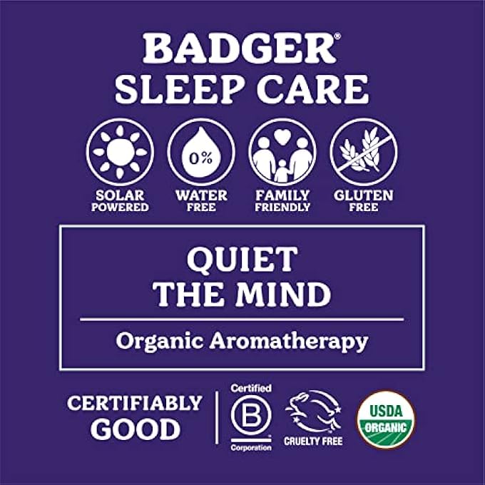 Badger BALM SLEEP BALM (ORNAMENT LAVENDER, BERGAMOT, 0.75OZ, 121913) - Image 4